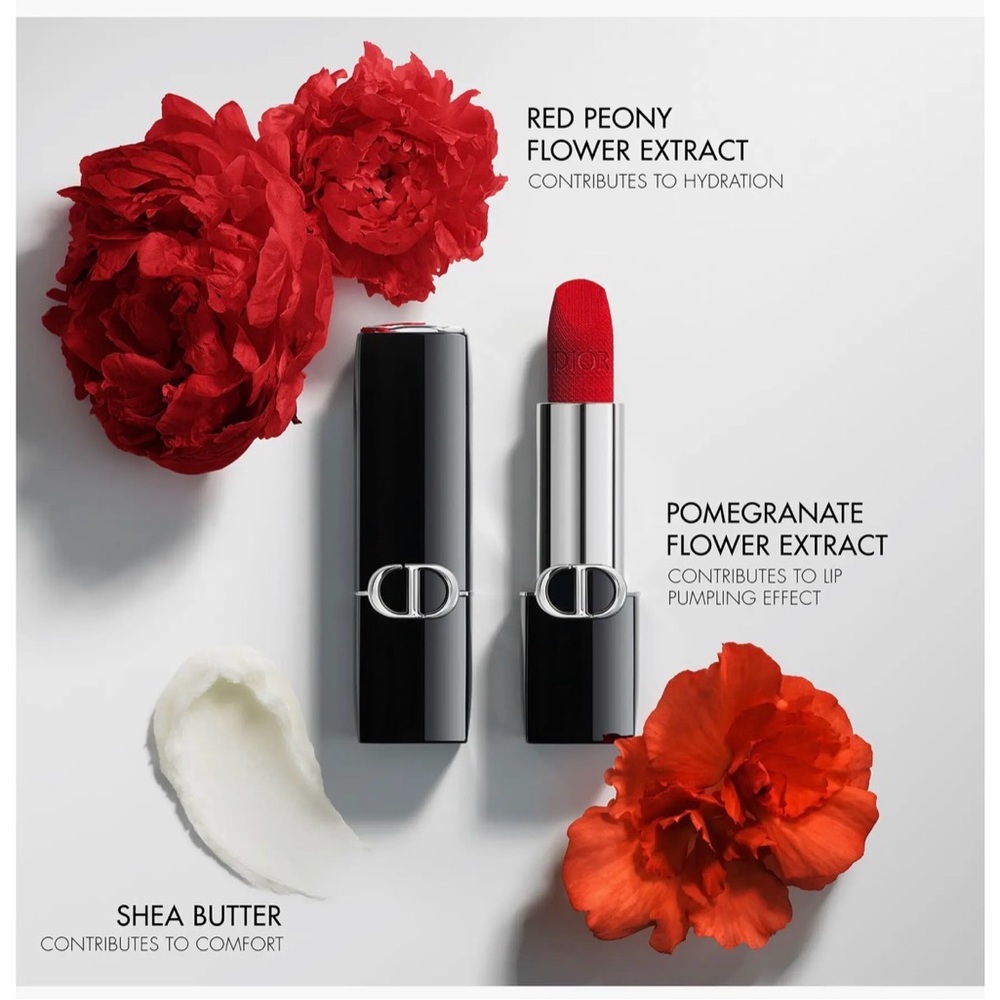 NEW Dior Rouge Dior Velvet Lipstick 999 - Picture 3 of 6